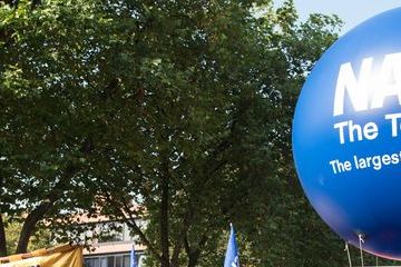 OLD NASUWT balloon BANNER