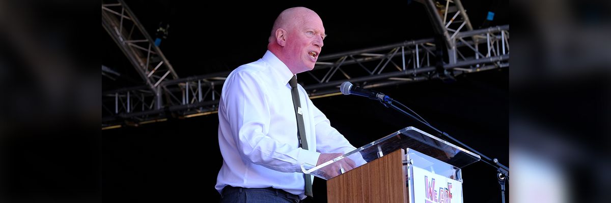 Matt Wrack Acting General Secretary at Durham Miners Gala 2025 BANNER.jpg