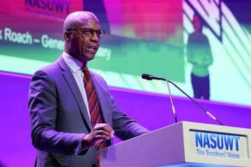 General Secretary Patrick Roach addresses Conference
