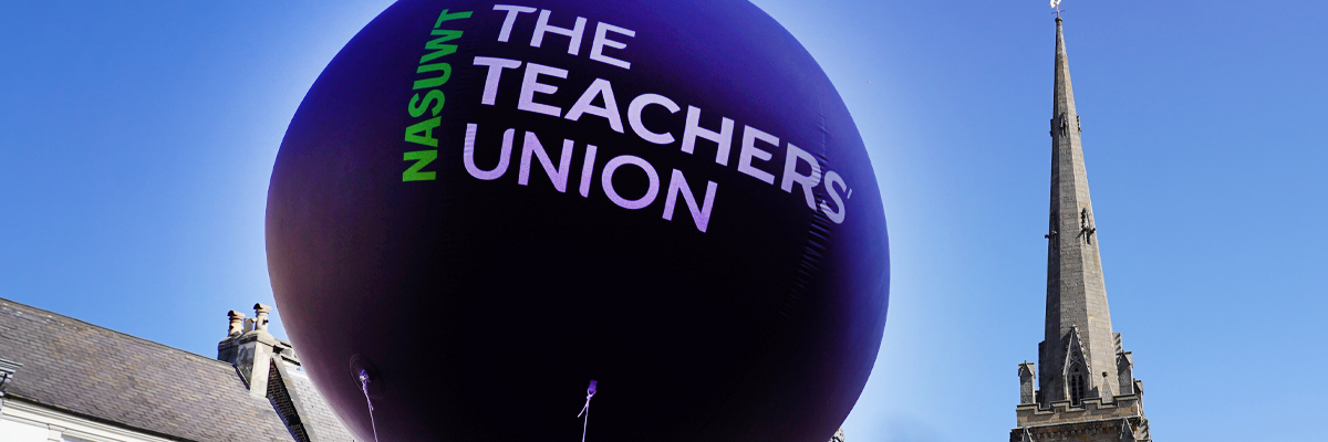 NASUWT blue balloon against sky BANNER.jpg
