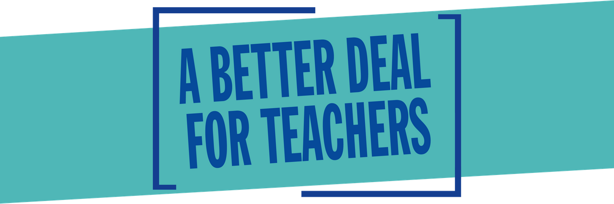 Better Deal for England Teachers 1200x400