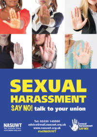 Sexual harassment say no poster 4