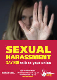 Sexual harassment say no poster 3