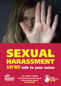 Sexual harassment say no poster 3
