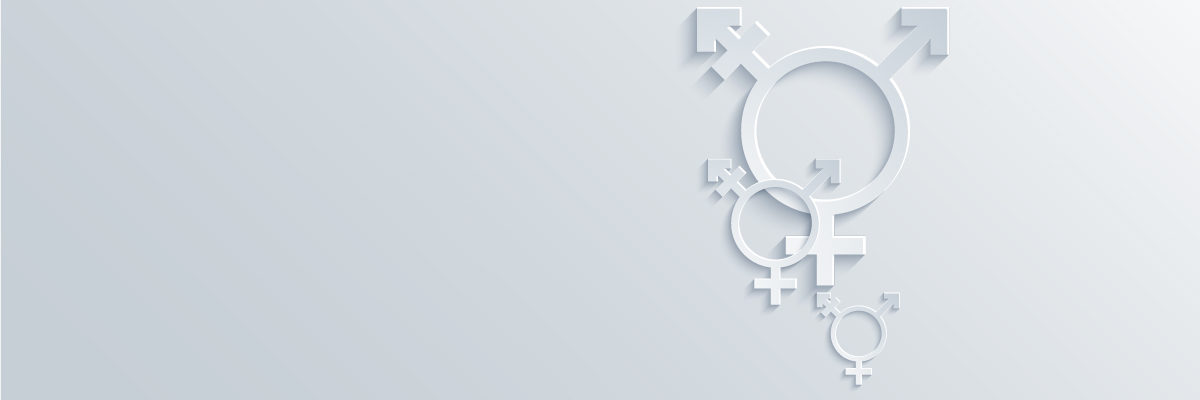 Trans awareness logo silver