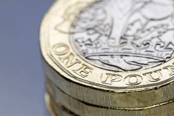 Money pay salary pound coins BANNER