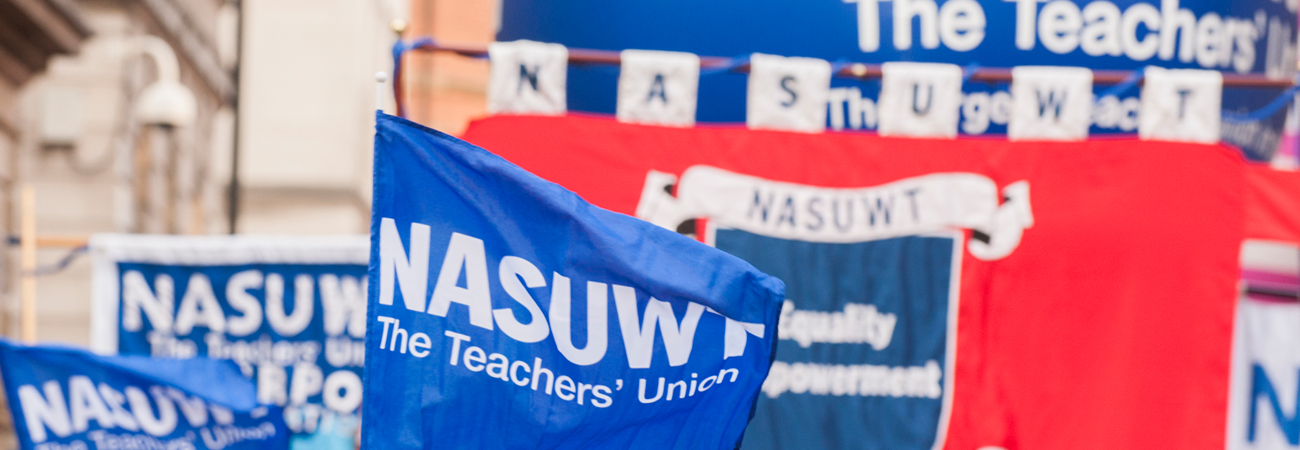 OLD NASUWT flags and banners BANNER