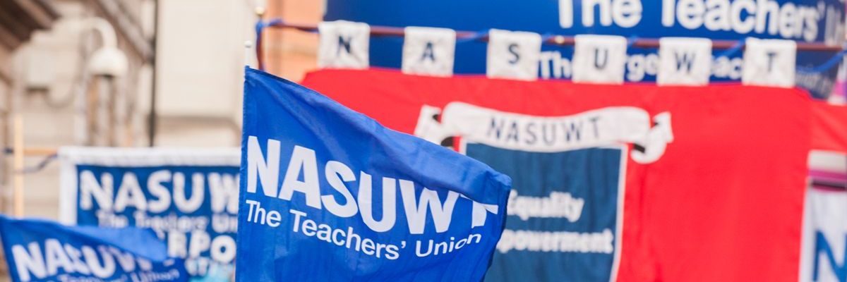 OLD NASUWT flags and banners BANNER