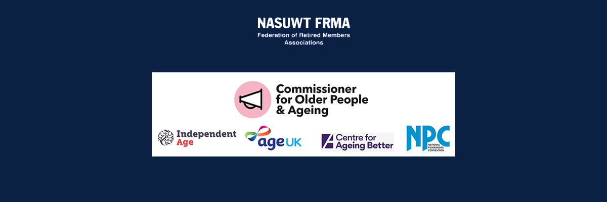 FRMA Campaign Commissioner Older People and Ageing logos BANNER