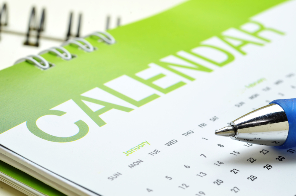 Dates calendar pen